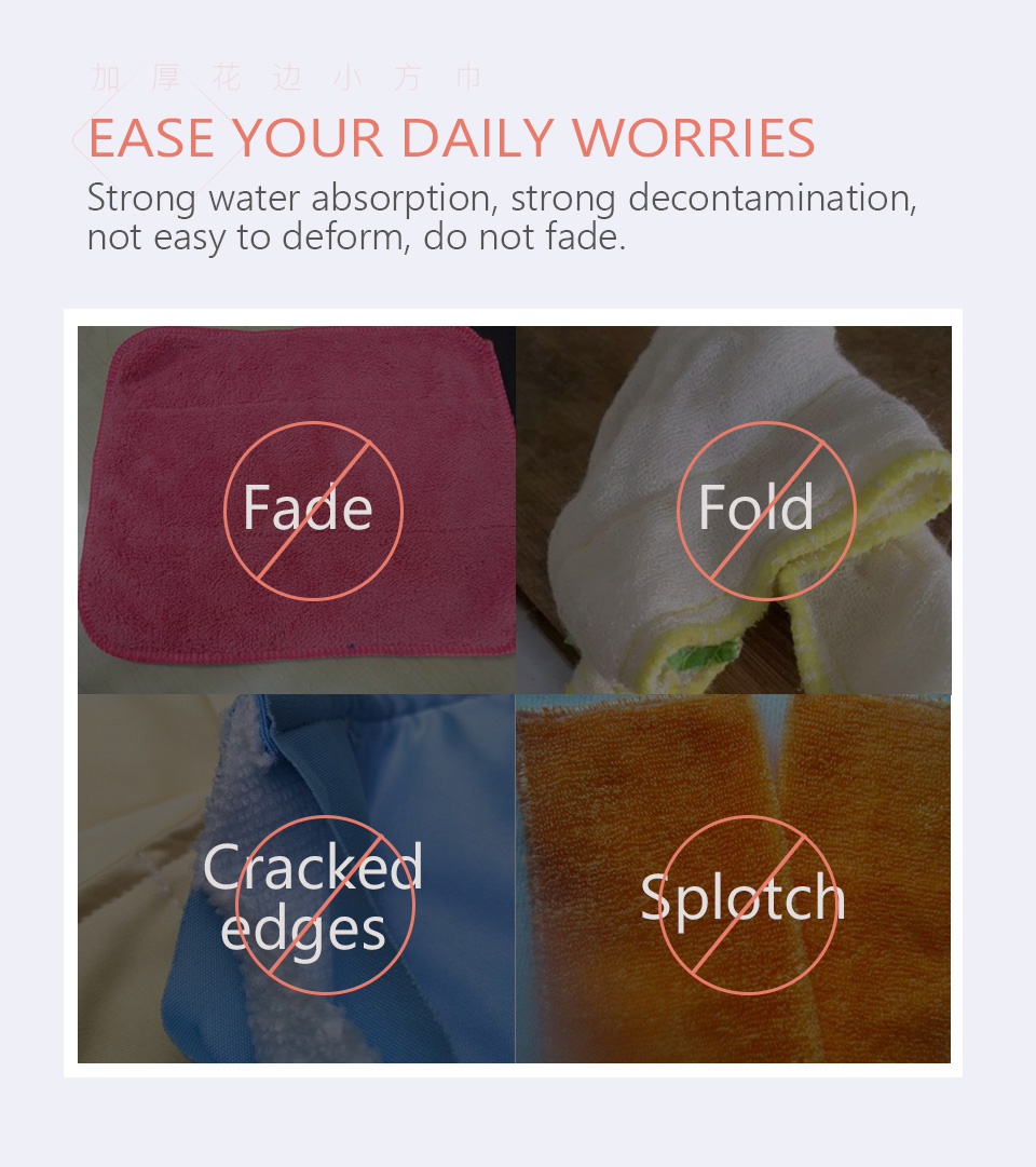 5 piece Multi-purpose Microfiber Cleaning Wash Cloth-3